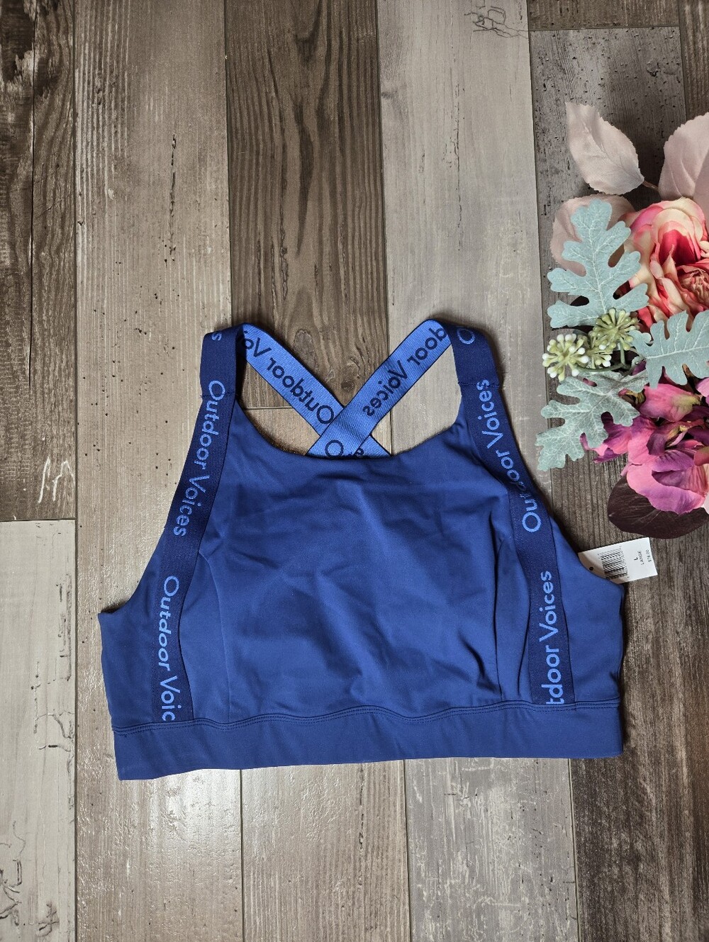 NWT Outdoor Voices Disney Parks Goofy Sports Bra β Size Large